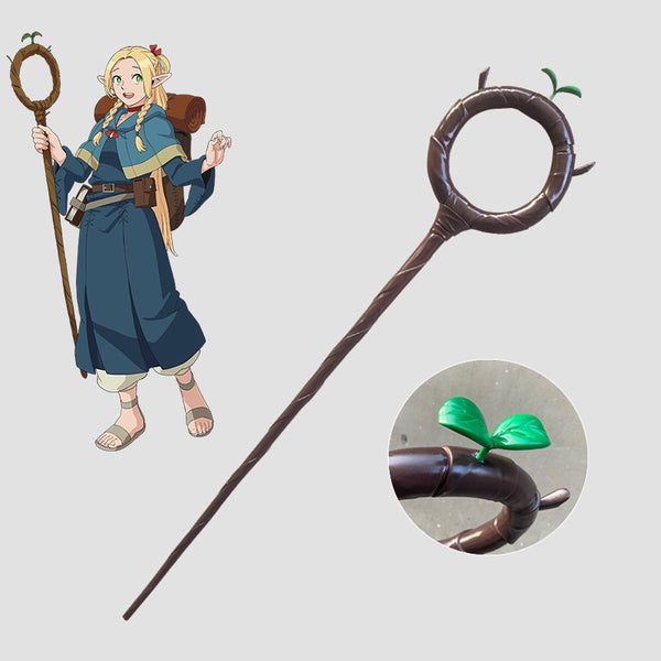 Delicious in Dungeon Marcille Donato Staff Cosplay Accessory Prop