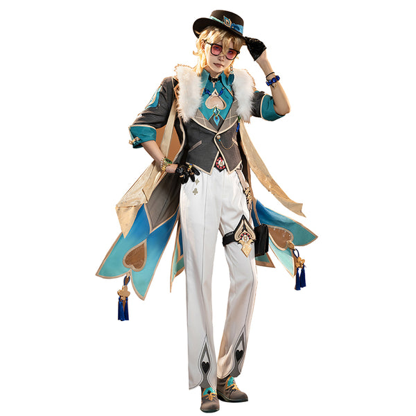 SR Honkai: Star Rail Aventurine Shajin Cosplay Costume