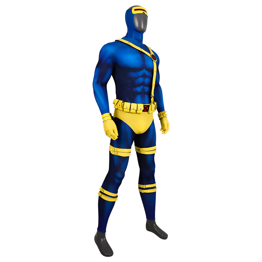 Marvel X-MenScott Summers Cyclops Cosplay Costume - Premium Version