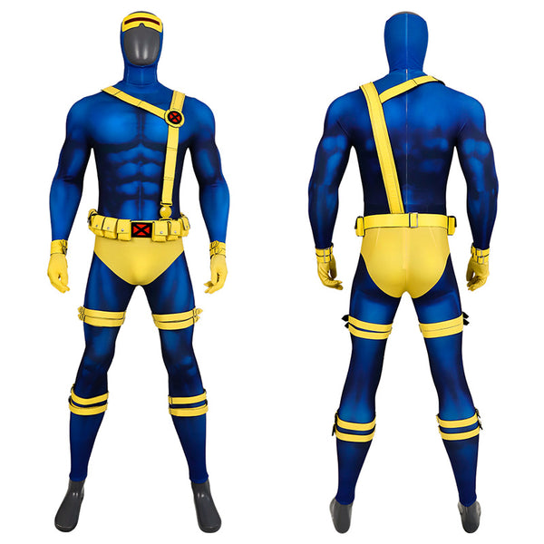 Marvel X-MenScott Summers Cyclops Cosplay Costume - Premium Version