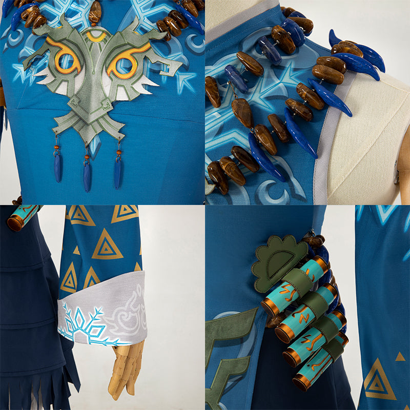 The Legend of Zelda: Tears of the Kingdom Link Frostbite Armor Set Frostbite Set B Edition Cosplay Costume