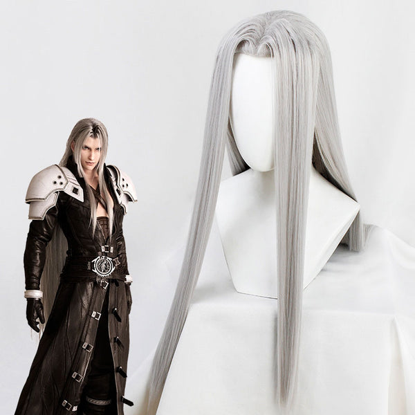 Final Fantasy VII Remake FF7 Sephiroth Cosplay Wig