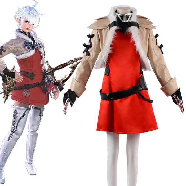 Final Fantasy XIV FF14 Alisaie Leveilleur Cosplay Costume