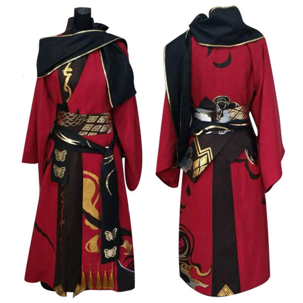 Final Fantasy XIV FF14 Samurai Cosplay Costume