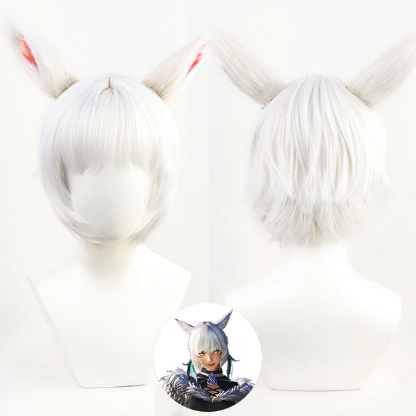 Final Fantasy XIV Y'shtola Rhul Cosplay Wig