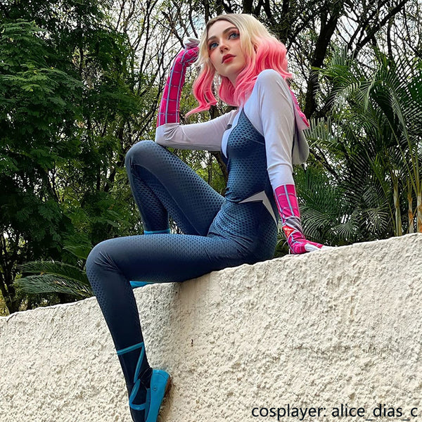 Marvel Spider-Man: Across the Spider-Verse Gwen Stacy Cosplay Costume