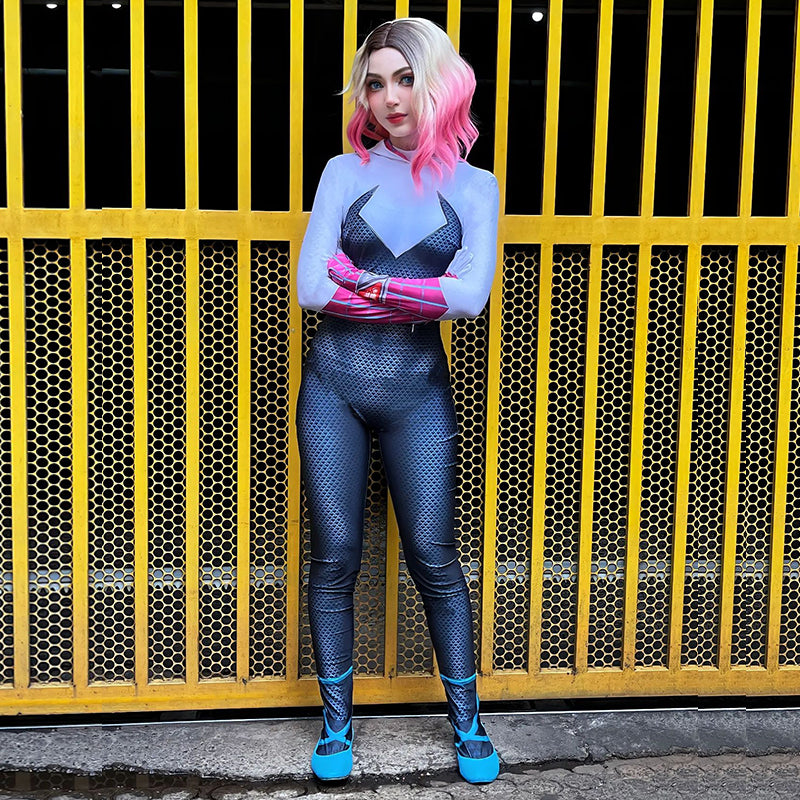 Marvel Spider-Man: Across the Spider-Verse Gwen Stacy Cosplay Costume