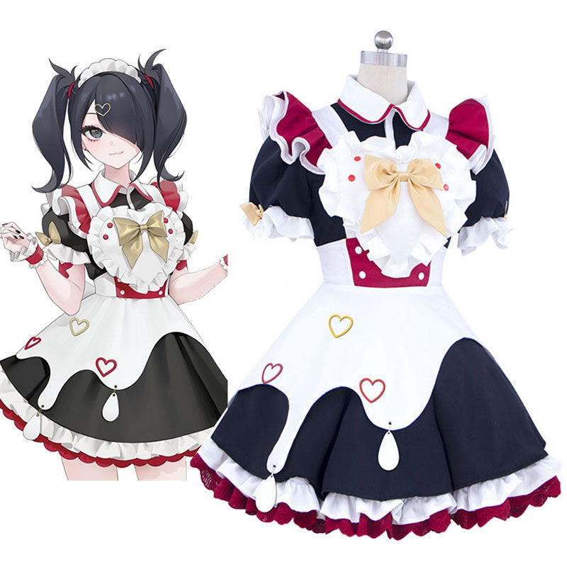 Needy Streamer Overload Ame-Chan Maid Dress Cosplay Costume