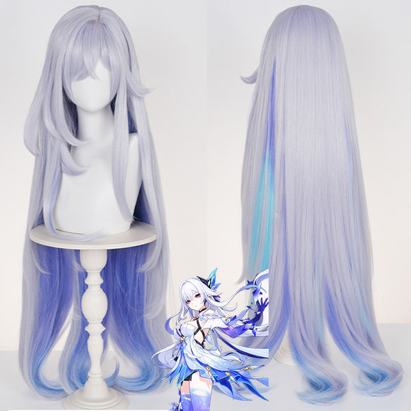 Genshin Impact Skirk Cosplay Wig