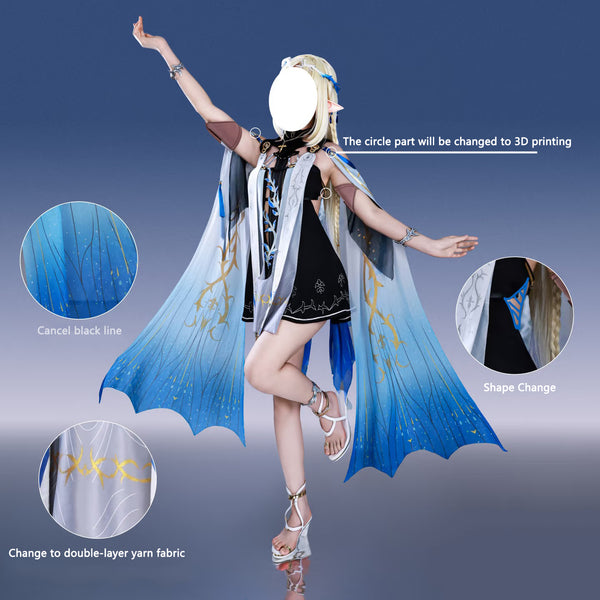 Wuthering Waves Cartethyia Cosplay Costume