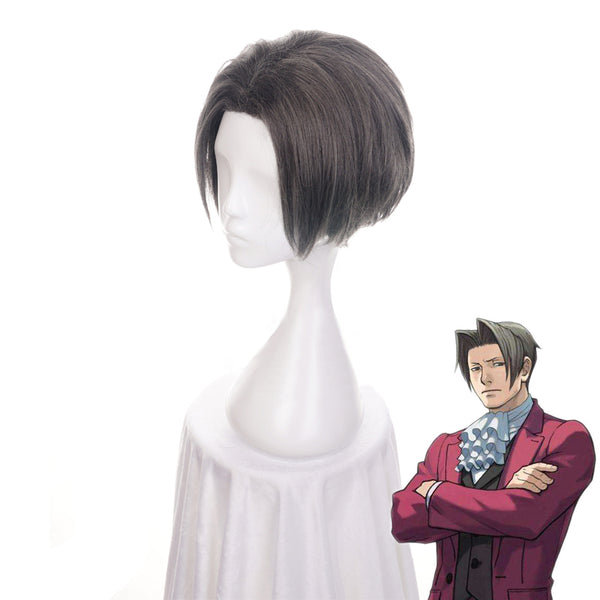 Ace Attorney Mitsurugi Reiji Cosplay Wig