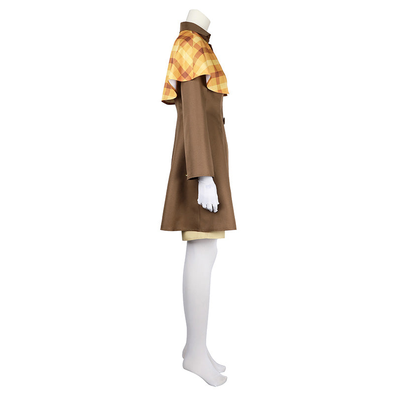 Aldult Size Princess Peach: Showtime! Detective Peach Cosplay Costume