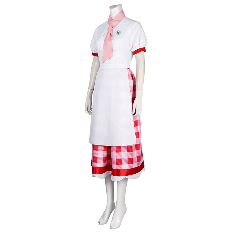 Aldult Size Princess Peach: Showtime! Patissier Peach Cosplay Costume