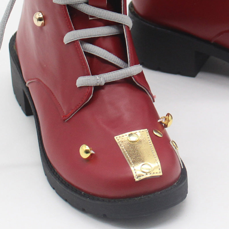 Arcane Season 2 League Of Legends Vi Red Cosplay Shoes