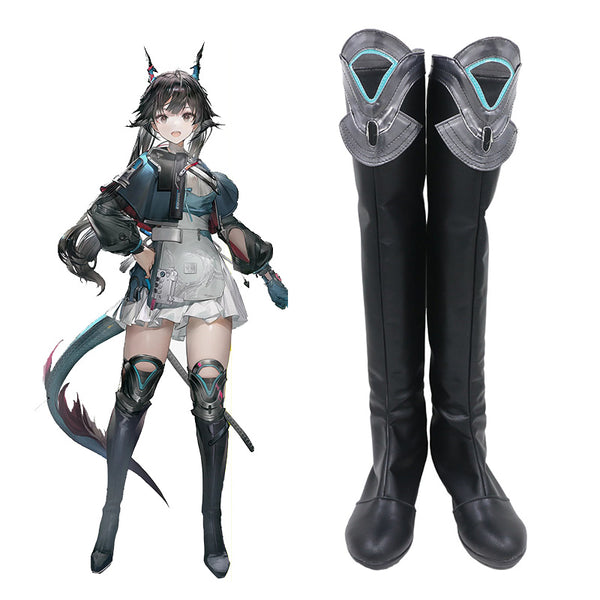 Arknights Chen Qianyu Shoes Cosplay Boots