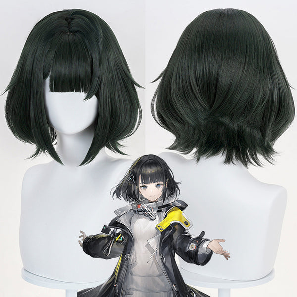 Arknights: Endfield Female Endministrator Dark Green Cosplay Wig