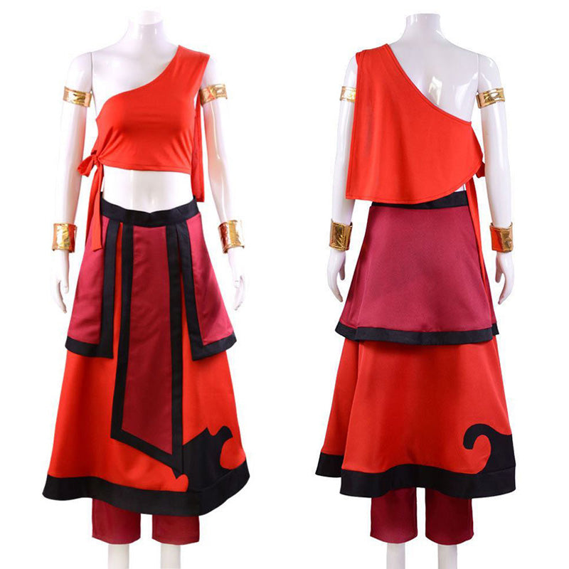 Avatar: The Last Airbender Katara Red Cosplay Costume