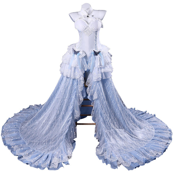 Azur Lane Cheshire White Seaside Melody Wedding Dress Cosplay Costume