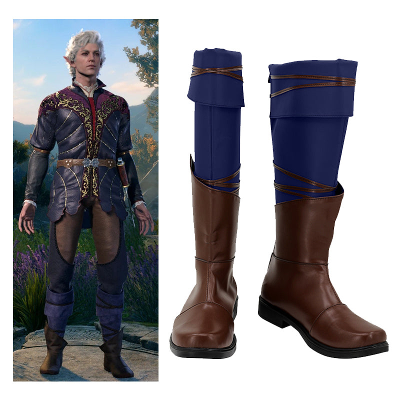 Baldurs Gate 3 Astarion Shoes Cosplay Boots