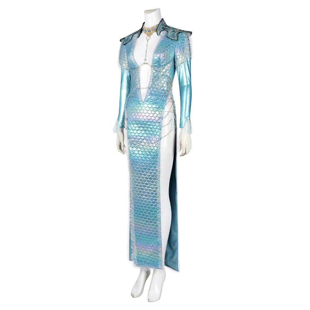 Baldurs Gate 3 Shadowheart Wavemother's Robe Cosplay Costume