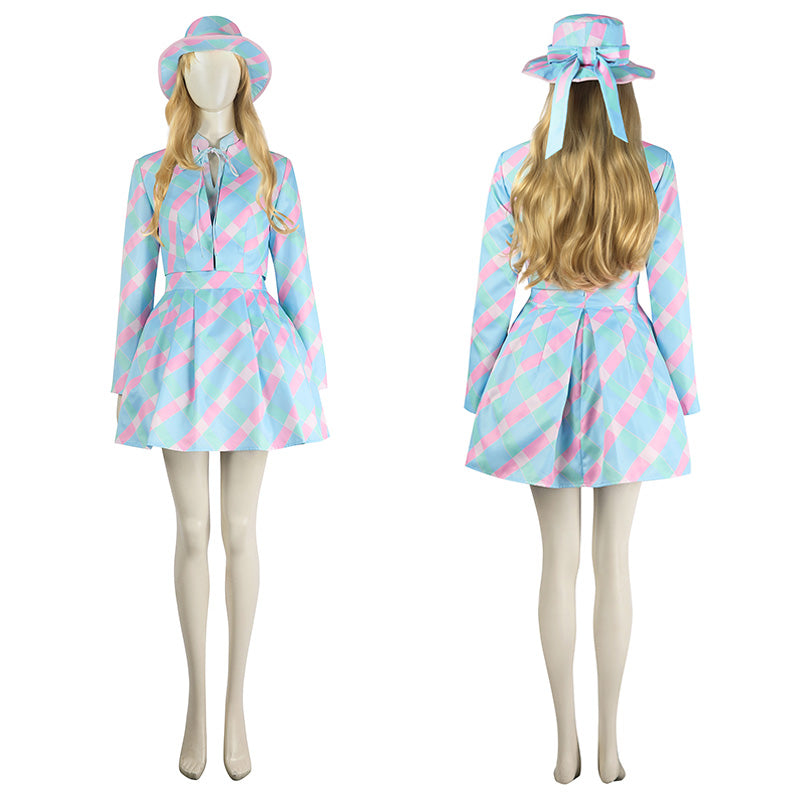 Barbie 2023 Movie Barbie Blue Cosplay Costume