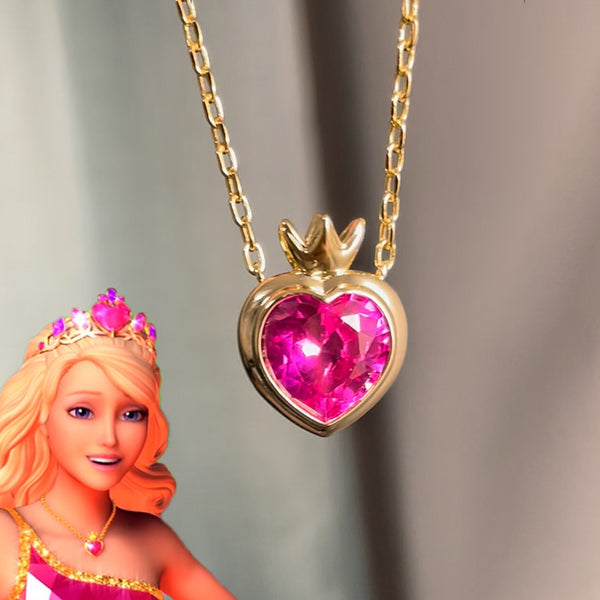 Barbie: Princess Charm School Princess Sophia Blair Willows Necklace Cosplay Accessory Prop