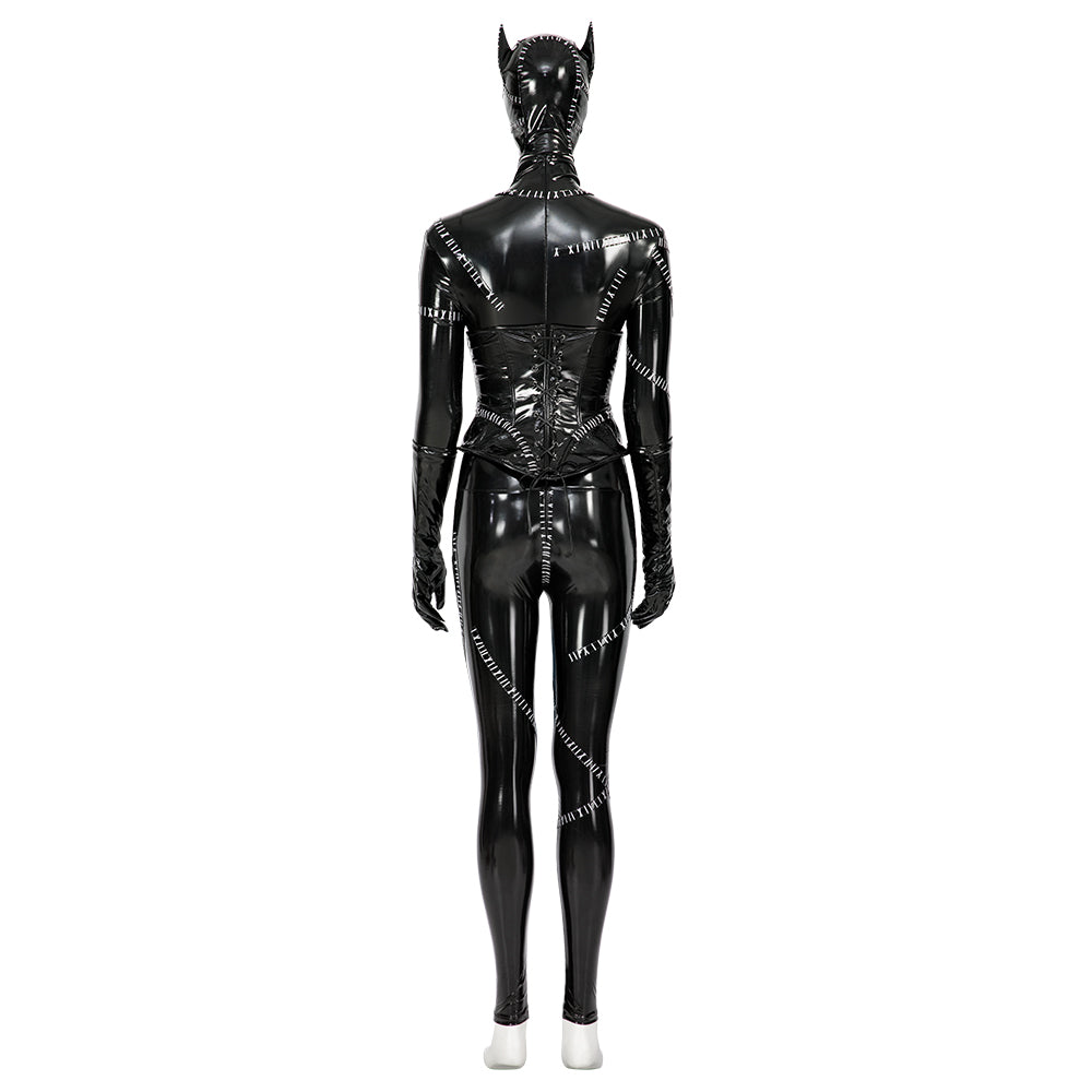 Batman Returns 1992 Movie Catwoman Selina Kyle Cosplay Costume
