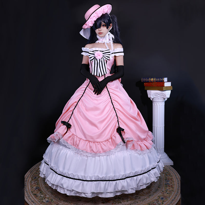 Black Butler Ciel Phantomhive Lolita Dress Halloween Cosplay Costume