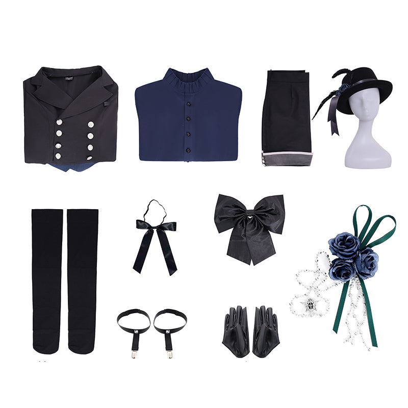 Black Butler: Emerald Witch Arc Black Rose Ciel Phantomhive Cosplay Costume