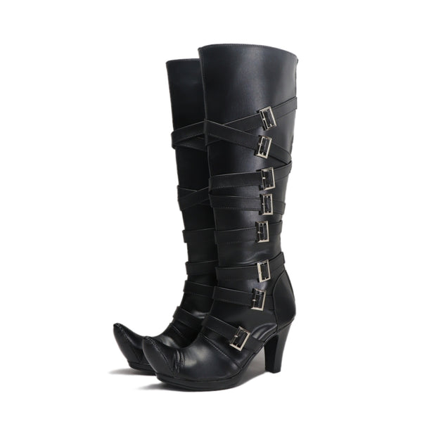 Black Butler Undertaker Shoes Cosplay Boots
