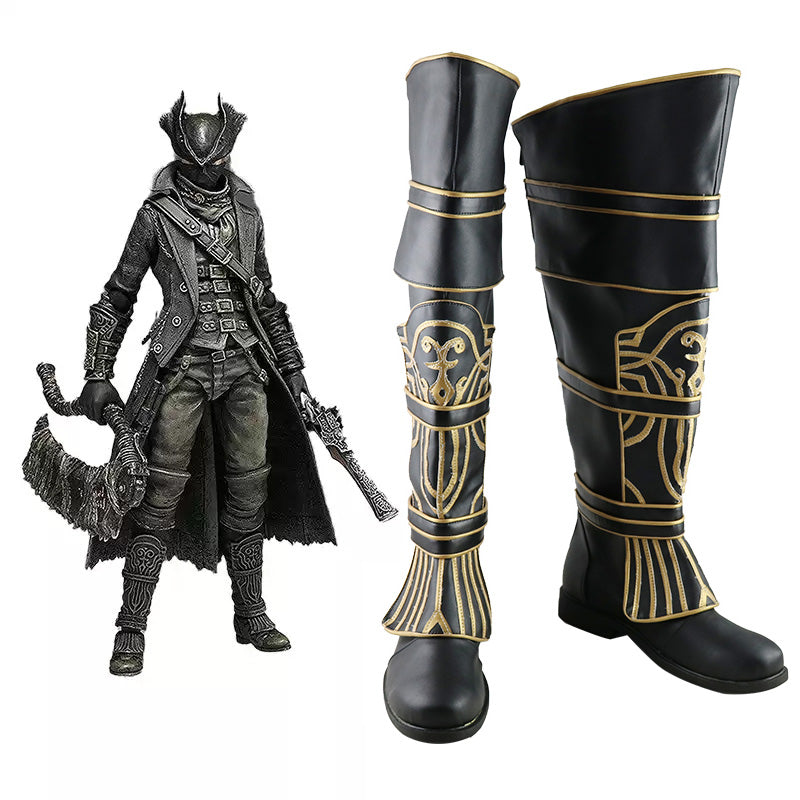 Bloodborne The Hunter Shoes Cosplay Boots