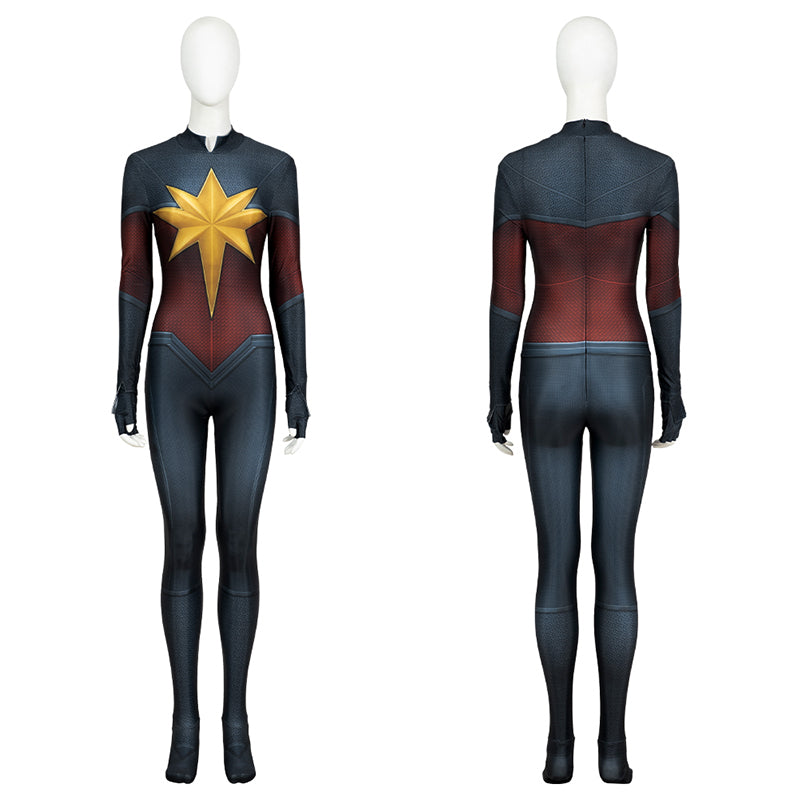 Captain Marvel 2 The Marvels Carol Danvers Team Uniform Cosplay Costume