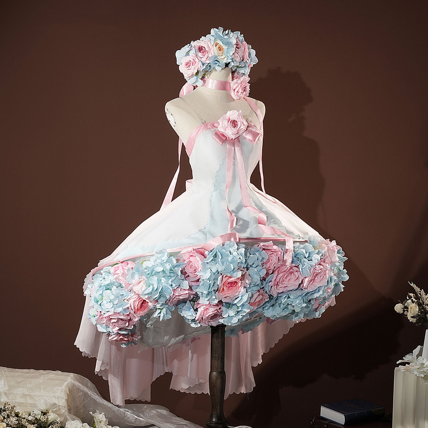 Cardcaptor Sakura Clear Card Sakura Kinomoto Floswer Set Flower Fairy Cosplay Costume