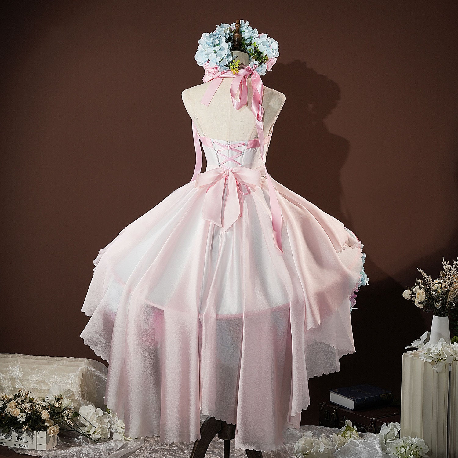 Cardcaptor Sakura Clear Card Sakura Kinomoto Floswer Set Flower Fairy Cosplay Costume