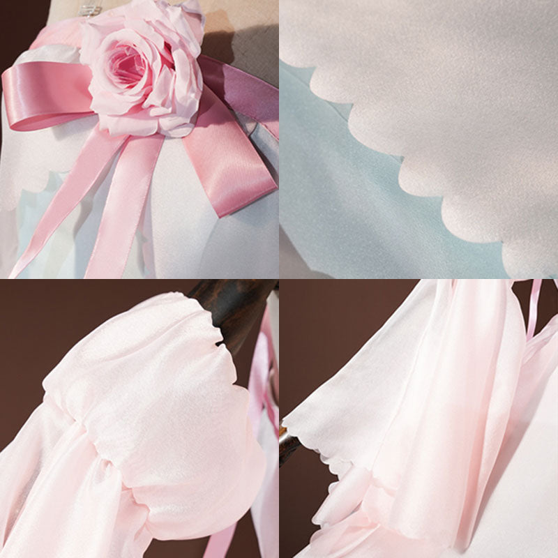 Cardcaptor Sakura Clear Card Sakura Kinomoto Floswer Set Flower Fairy Cosplay Costume