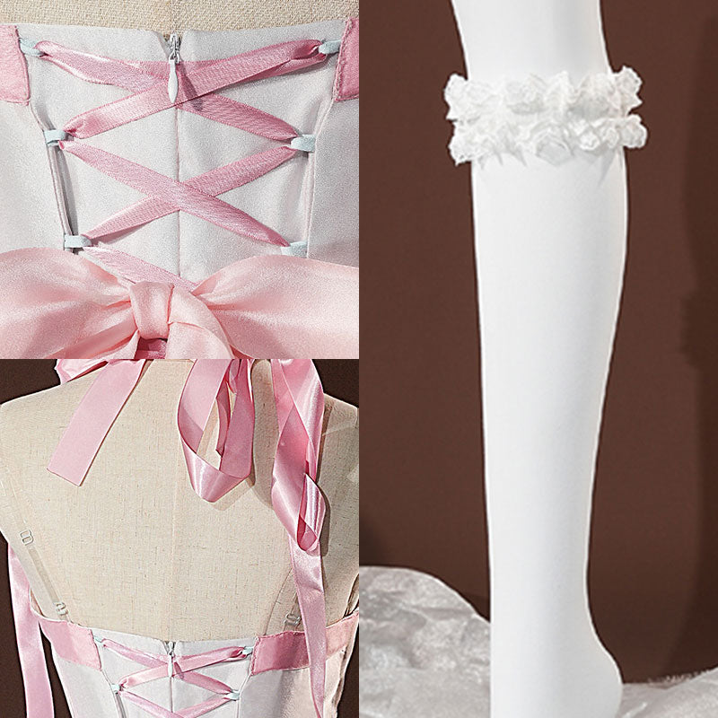 Cardcaptor Sakura Clear Card Sakura Kinomoto Floswer Set Flower Fairy Cosplay Costume