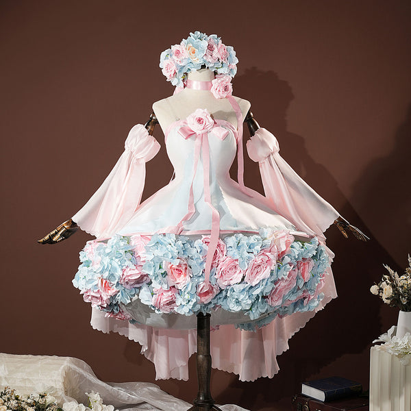 Cardcaptor Sakura Clear Card Sakura Kinomoto Floswer Set Flower Fairy Cosplay Costume