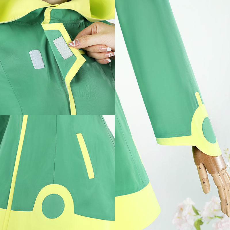 Cardcaptor Sakura Clear Card Sakura Kinomoto Frog Raincoat Cosplay Costume