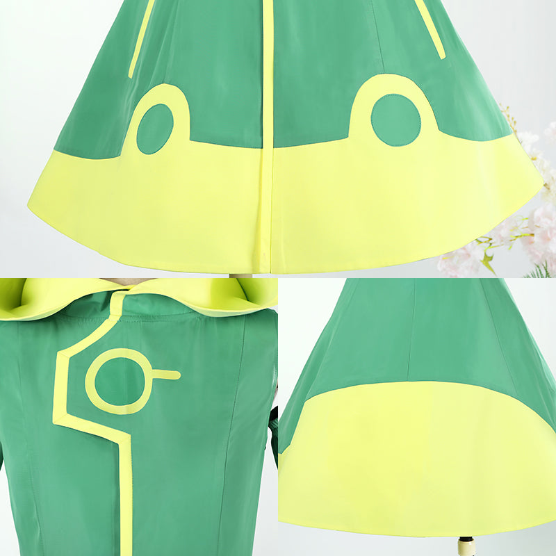 Cardcaptor Sakura Clear Card Sakura Kinomoto Frog Raincoat Cosplay Costume