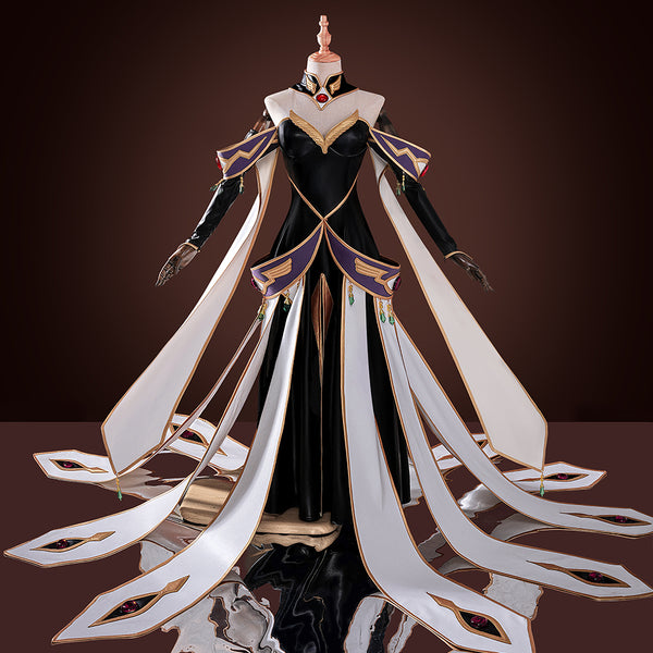 Code Geass C.C. CC White Queen Cosplay Costume