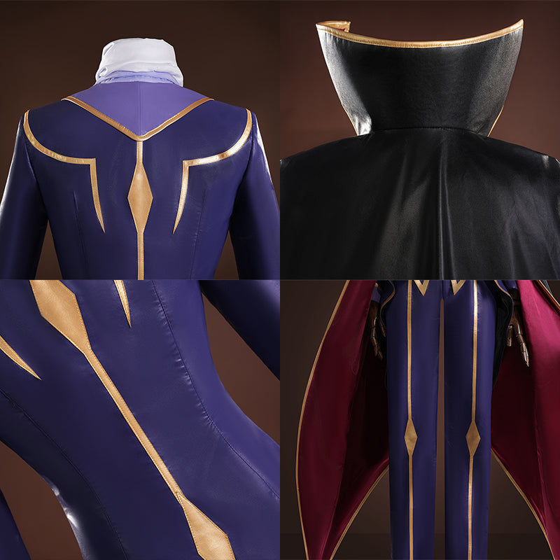 Code Geass Lelouch vi Britannia Lelouch Lamperouge Zero Cosplay Costume