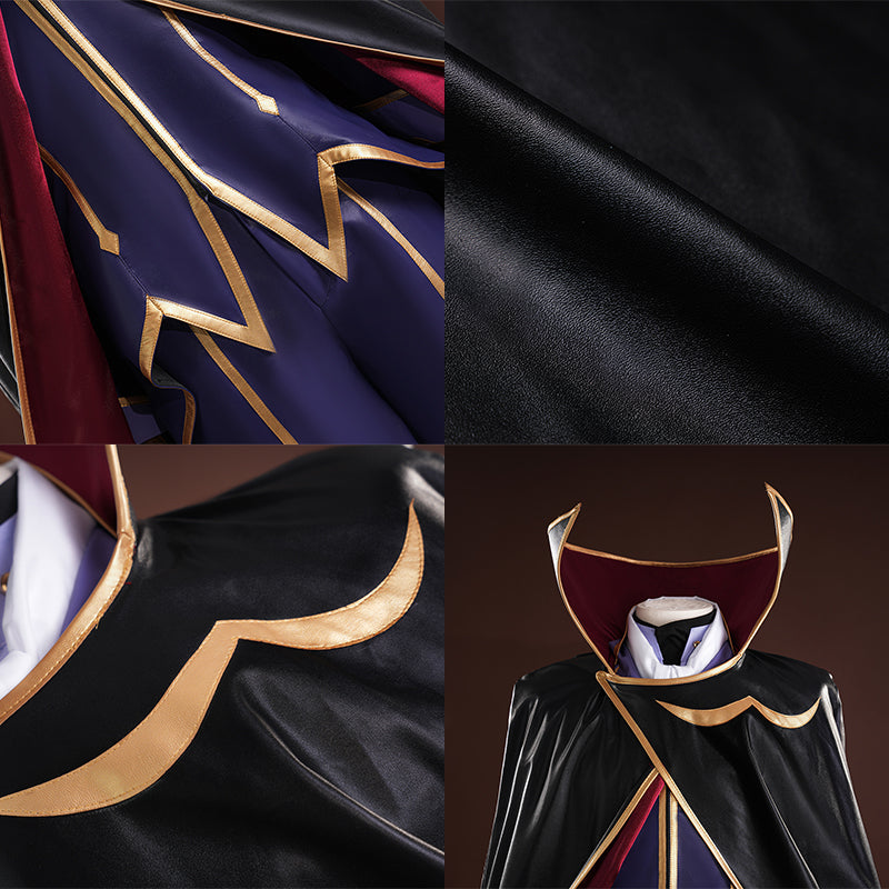 Code Geass Lelouch vi Britannia Lelouch Lamperouge Zero Cosplay Costume