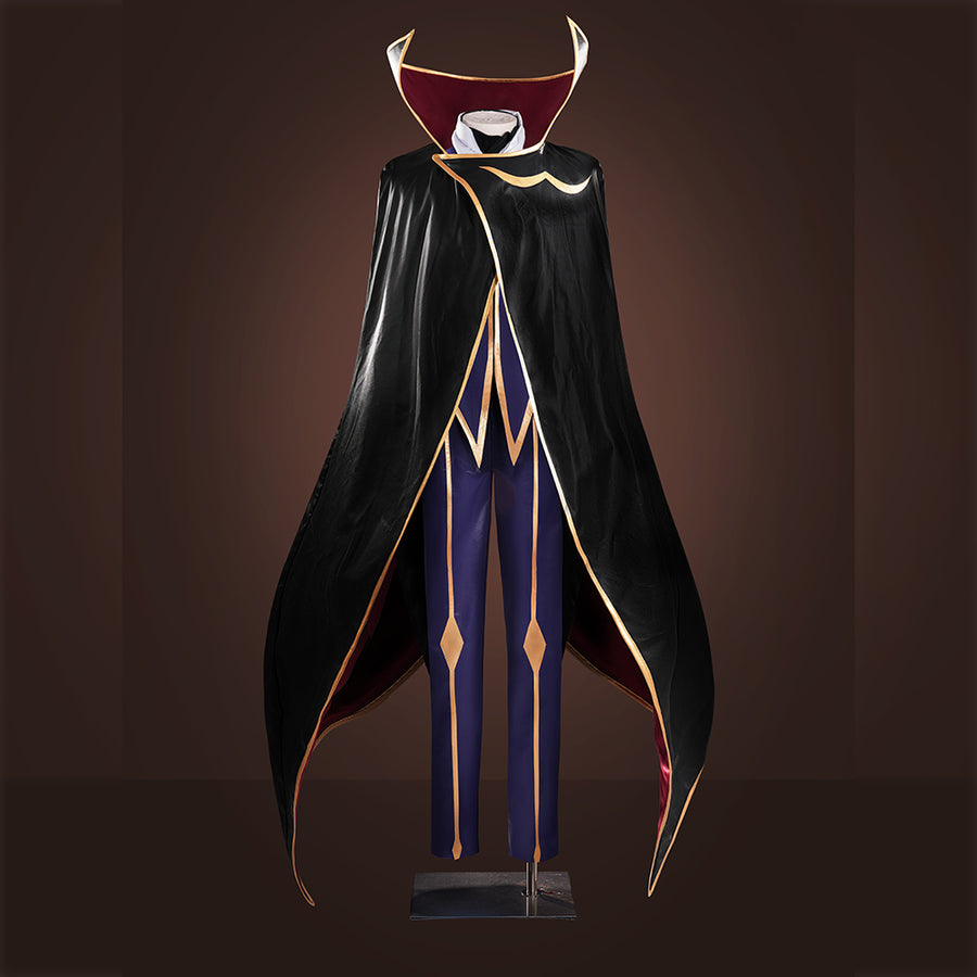 Code Geass Lelouch vi Britannia Lelouch Lamperouge Zero Cosplay Costume