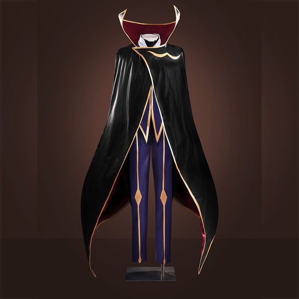 Code Geass Lelouch vi Britannia Lelouch Lamperouge Zero Cosplay Costume