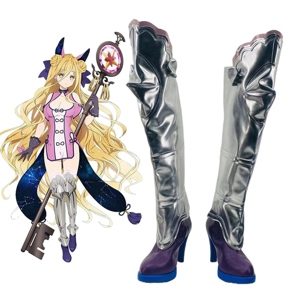 Date A Live Mukuro Hoshimiya Shoes Cosplay Boots