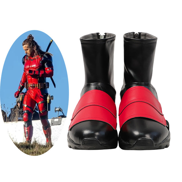 Deadpool 3 Younger Version of Wade Wilson Cosplay Shoes