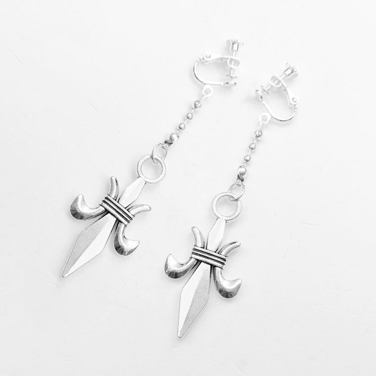 Death Note Misa Amane Earrings Ear clip Necklace Cosplay Accessory Prop