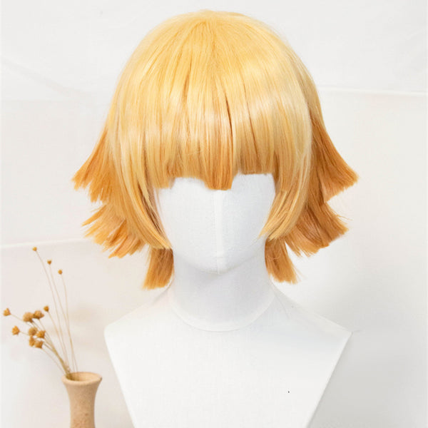 Demon Slayer: Kimetsu No Yaiba Agatsuma Zenitsu Cosplay Wig