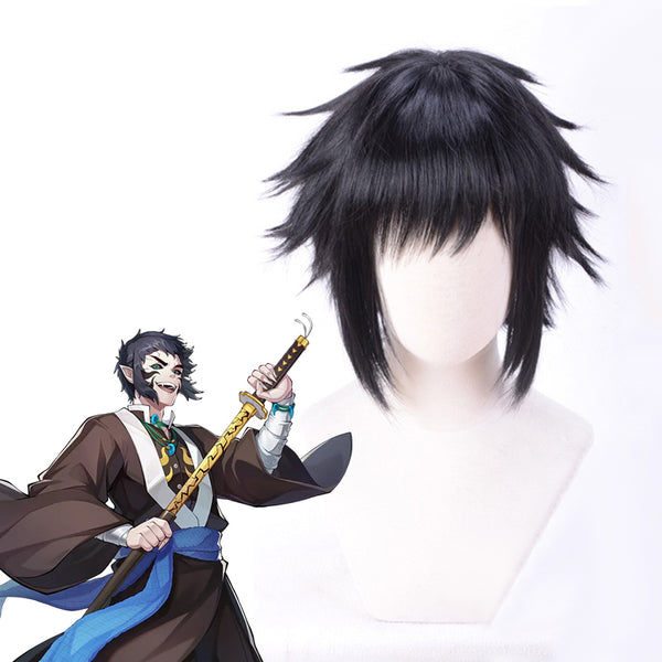 Demon Slayer: Kimetsu No Yaiba Kaigaku Cosplay Wig