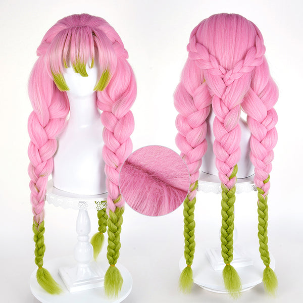 Demon Slayer: Kimetsu No Yaiba Kanroji Mitsuri Cosplay Wig